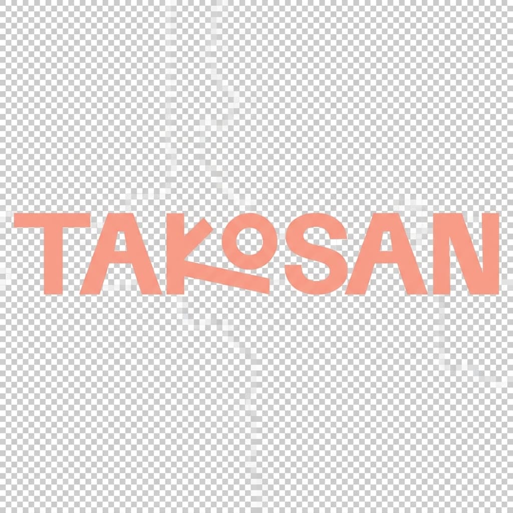 Takosan Wordmark Sticker